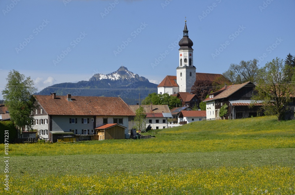 Frühling in Wertach im Allgäu Frühling in Wertach im Allgäu