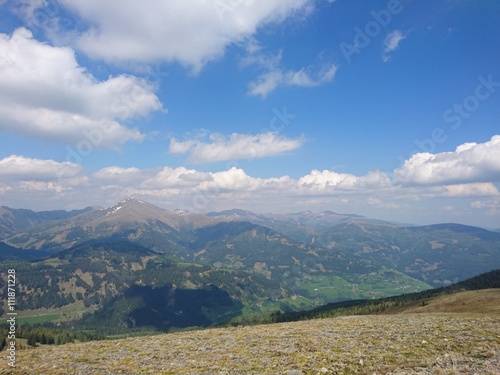View From Top Of Alp Millstatt To Mt. Rosennock 2.440m