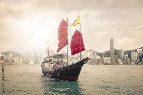 Hong Kong traditional boat
