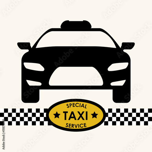 Taxi  design. cab concept. transportation icon   editanle vector