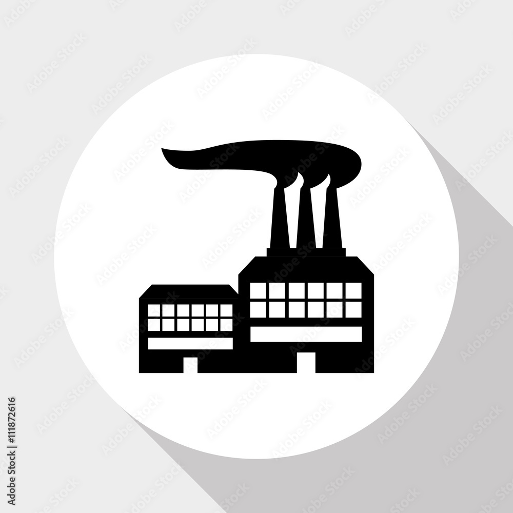 Industry design. Plant icon. Factory concept Industry design. Plant icon. Factory concept
