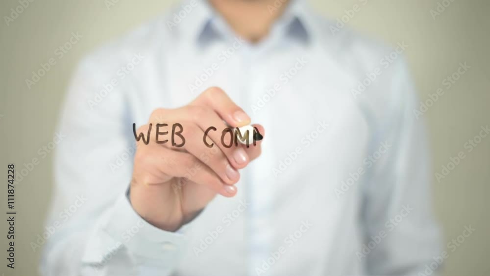 Web Communication , writing on transparent wall Web Communication , writing on transparent wall