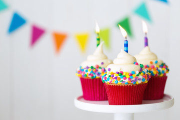 Birthday cupcakes