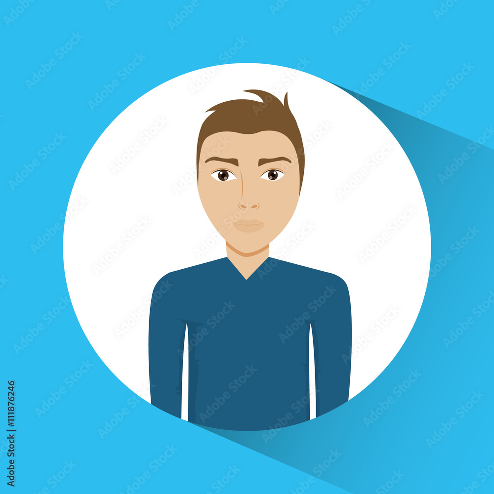 person design. cartoon icon. Person illustration person design. cartoon icon. Person illustration