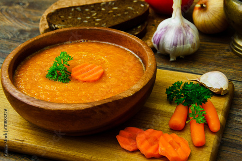 Carrot Cream Soup Diet Food