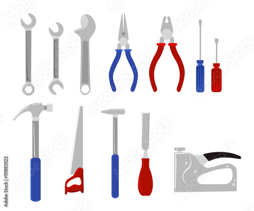 Repair and construction working tools.Tools for carpentry