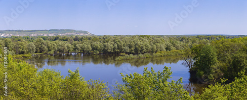 Panoramic view of the Don River valley. 