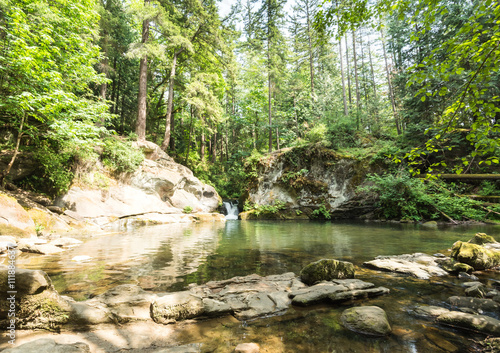 Whatcom Creek swimming hole