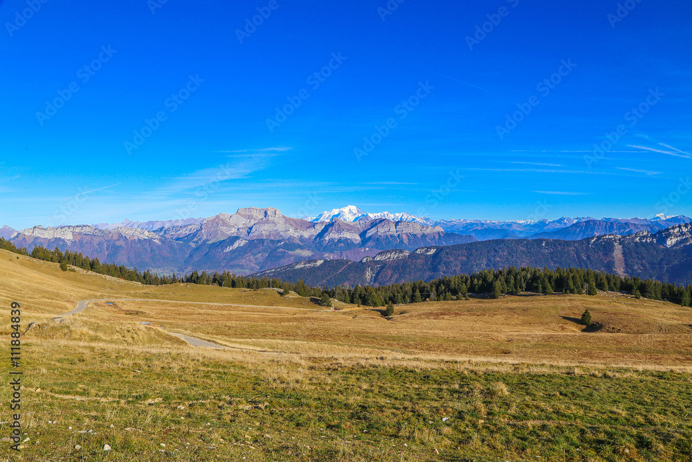 Fototapeta premium Montagne - Semnoz