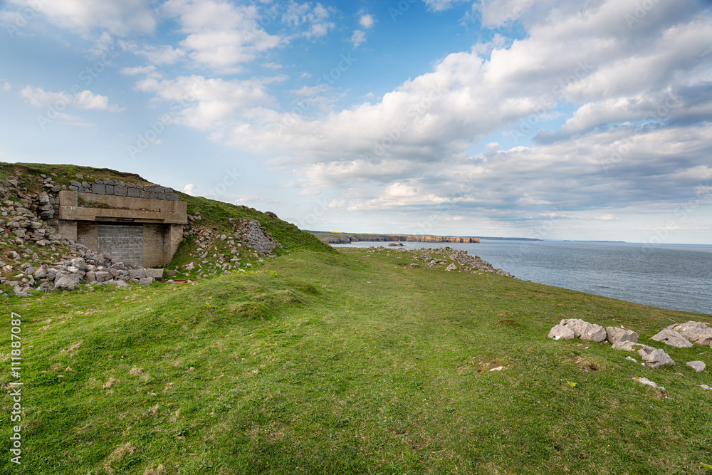 Bunker at St Govan's Head