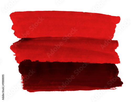 A fragment of the background in red tones painted with watercolors
