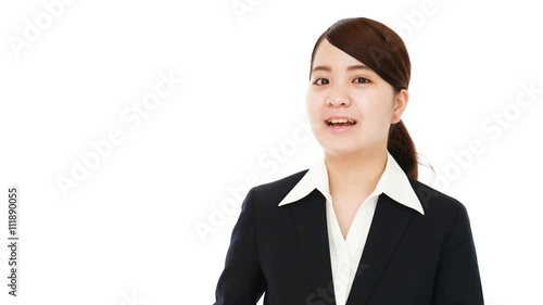 笑顔のビジネスウーマン