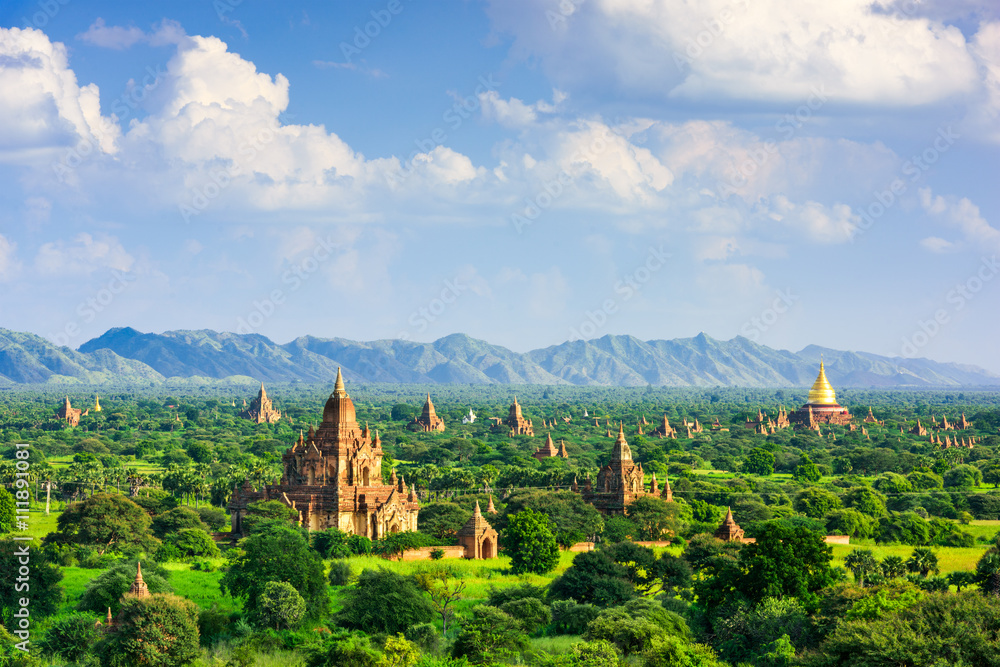 Bagan Myanmar Archeological Zone - obrazy, fototapety, plakaty 