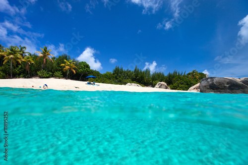 Picture perfect beach at Caribbean © BlueOrange Studio