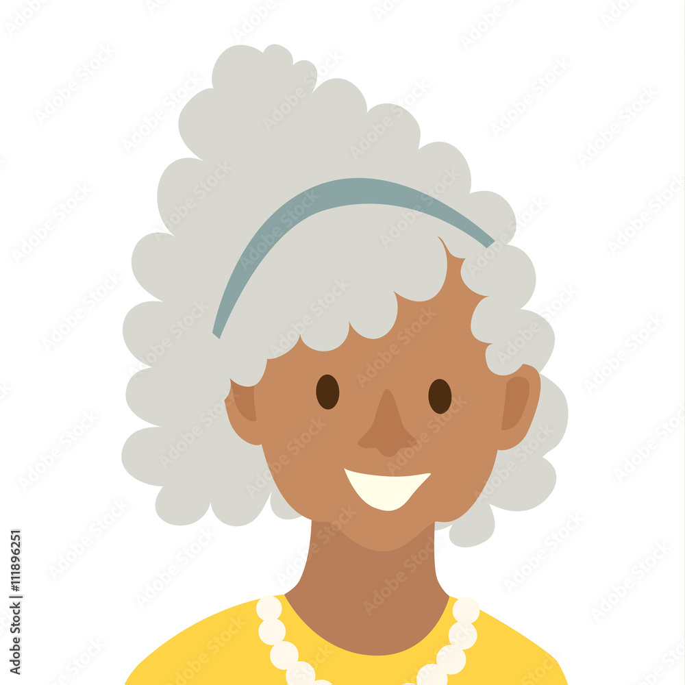Old woman icon vector.Woman icon illustration.Face of old woman icon.Face of elder people icons cartoon style.Pensioner people head flat icons.Isolated avatar white background Old woman icon vector.Woman icon illustration.Face of old woman icon.Face of elder people icons cartoon style.Pensioner people head flat icons.Isolated avatar white background