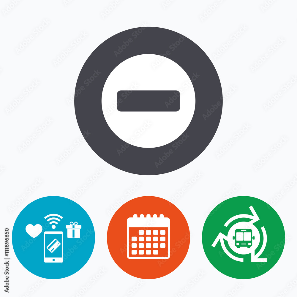 Stop sign icon. Prohibition symbol. Stop sign icon. Prohibition symbol.