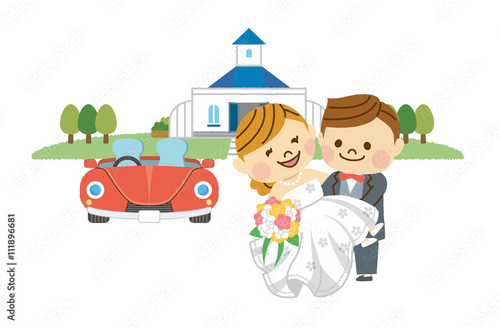 結婚式をあげる男女 その7 結婚式をあげる男女 その7