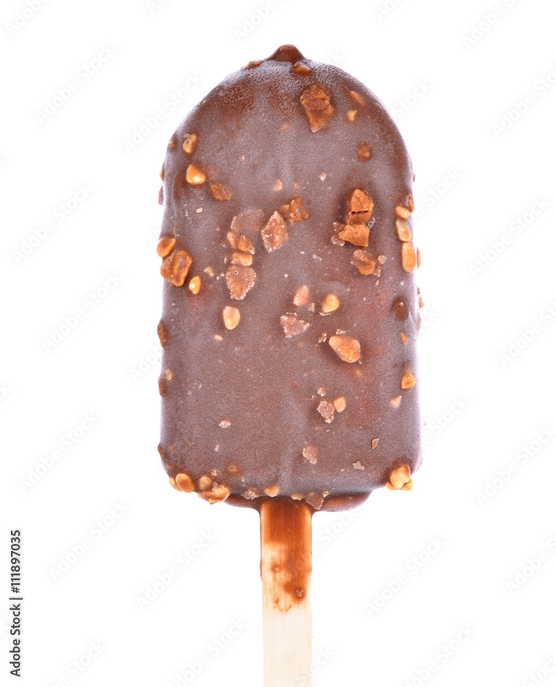 ice cream chocolate stick on white background ice cream chocolate stick on white background