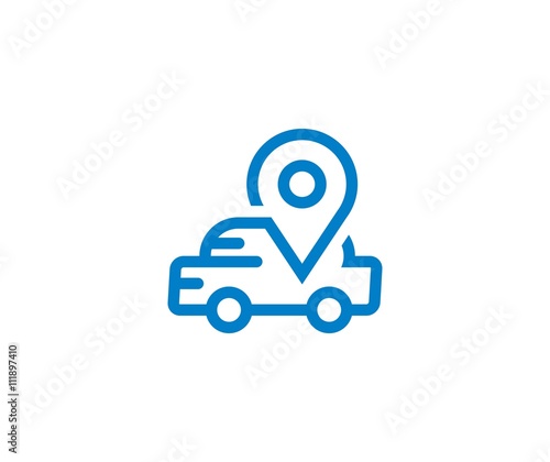 Car pin logo