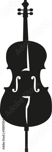 Cello silhouette