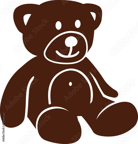 Cute brown teddy bear