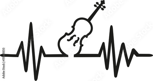 Violin with frequence