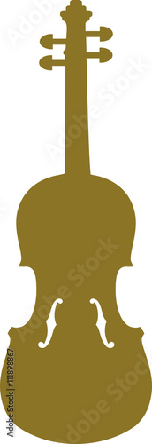 Golden violin