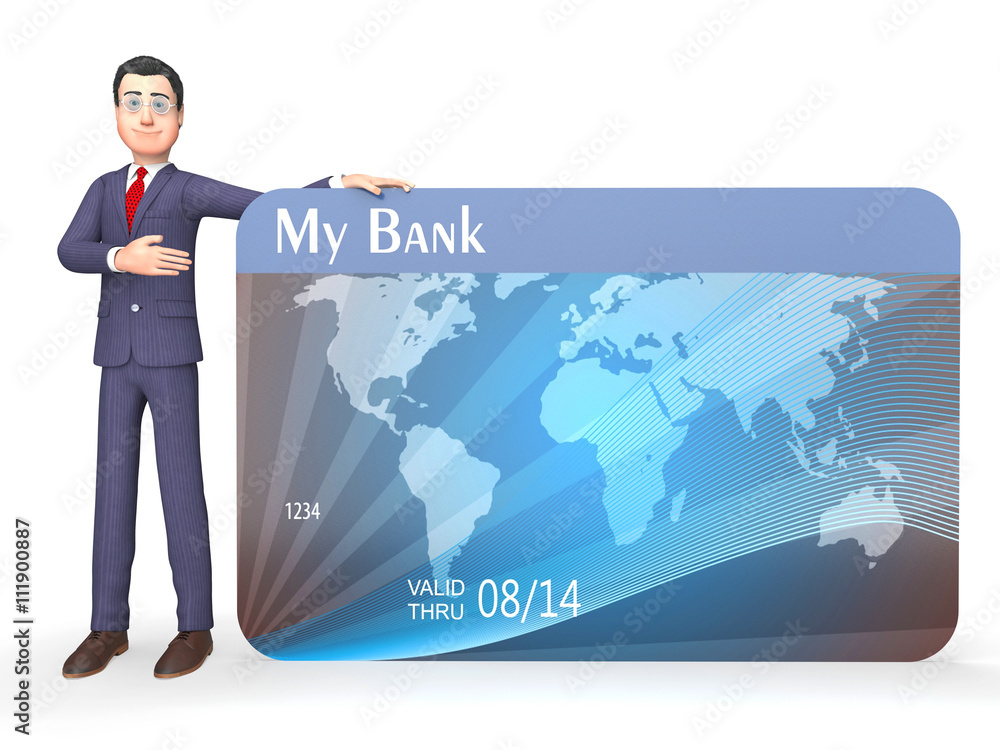 Credit Card Shows Trouble Retail And Render 3d Rendering Credit Card Shows Trouble Retail And Render 3d Rendering