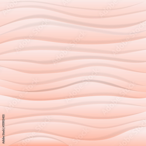 Abstract background with multilevel surfaces, light stripes wave simulation, material design