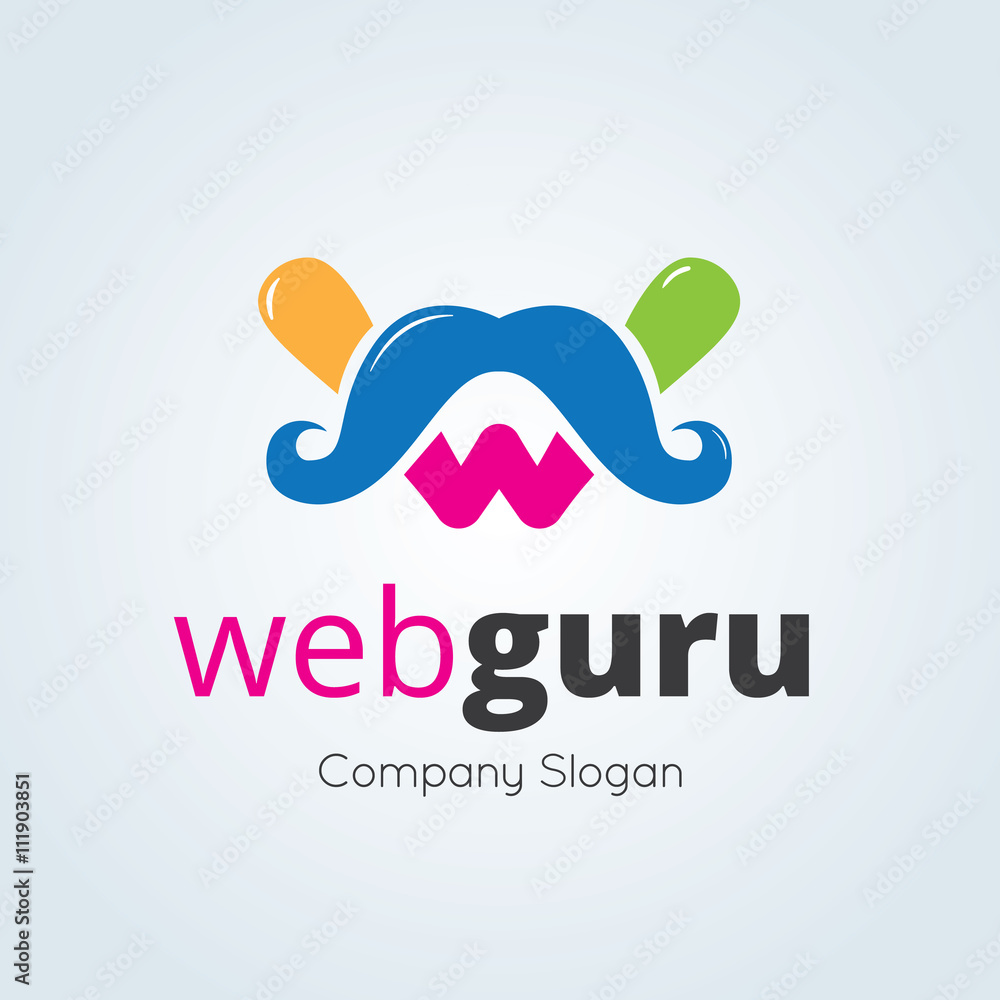 Web guru logo,web design logo,w letter logo,vector logo template Web guru logo,web design logo,w letter logo,vector logo template