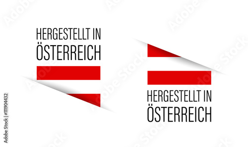 Hergestellt in Österreich