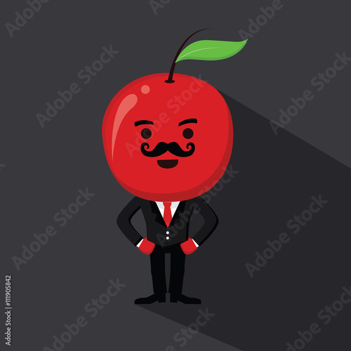 Apple costume character kids