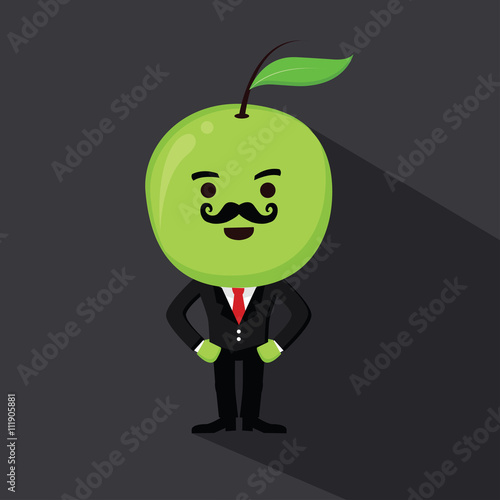 Apple costume character kids