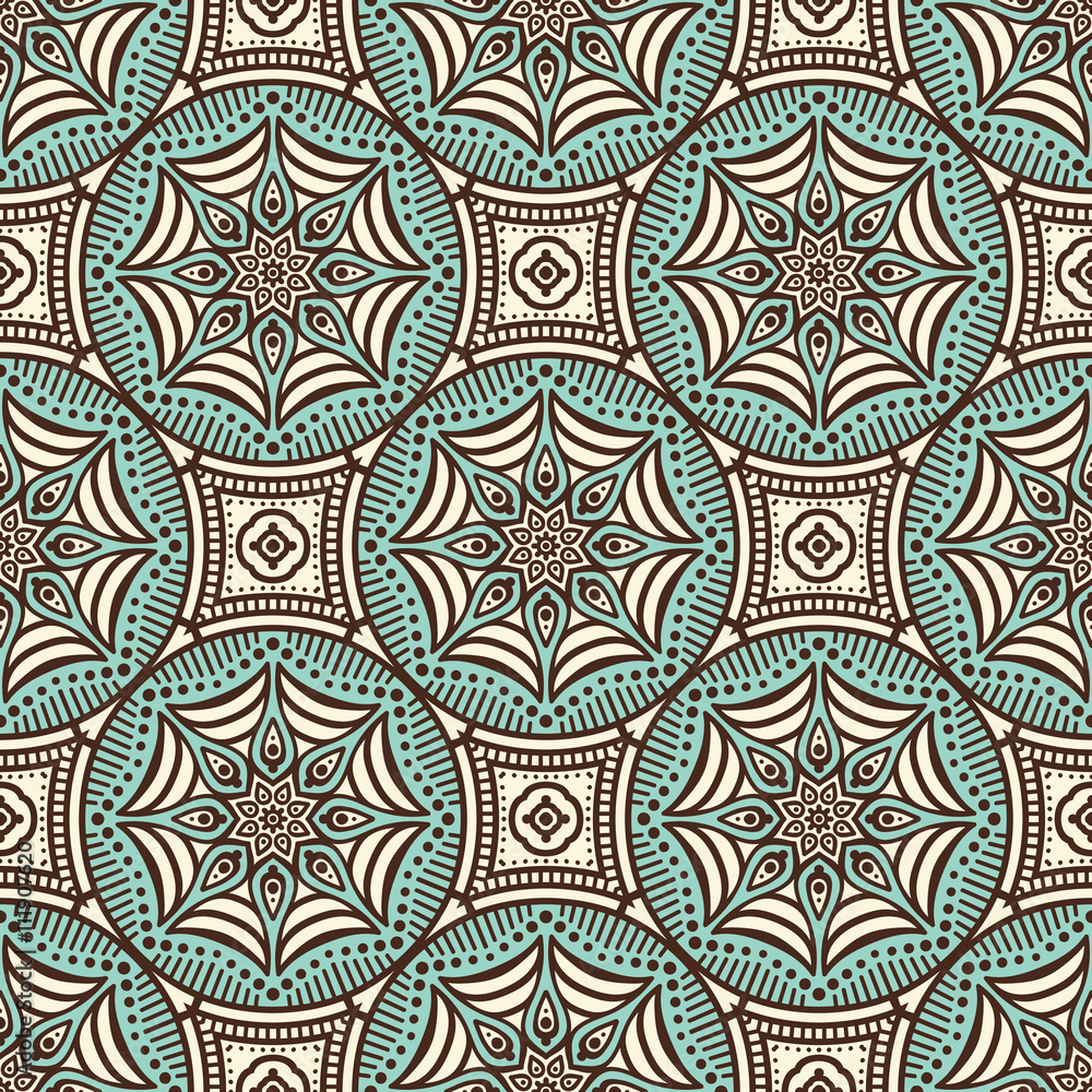 Ethnic floral seamless pattern Ethnic floral seamless pattern