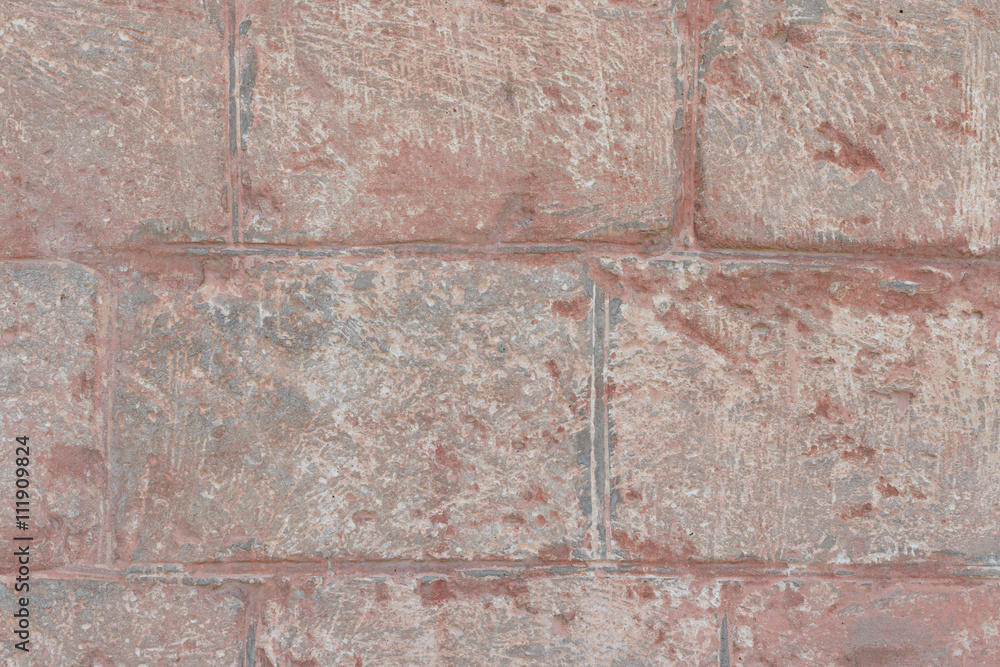 Fototapeta premium Brick texture with scratches and cracks