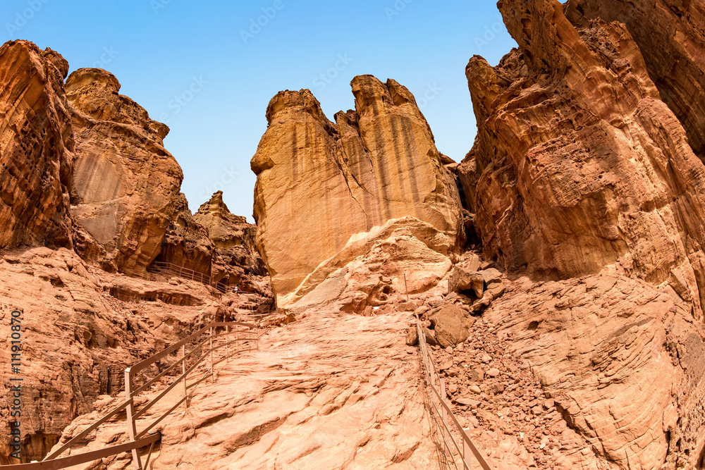 Solomon pillars. The Famous Solomons Pillars geological and hist