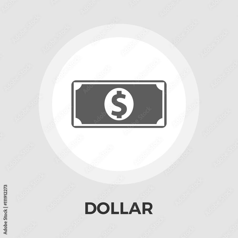 Dollar flat Icon Dollar flat Icon