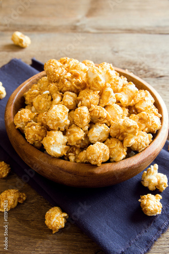 caramel popcorn photo