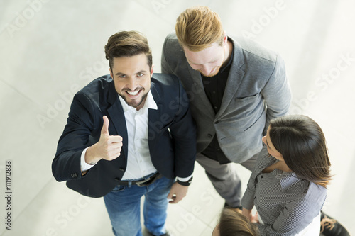 Young people in the office ...