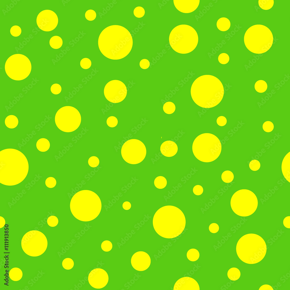 Polka dot yellow seamless pattern Polka dot yellow seamless pattern