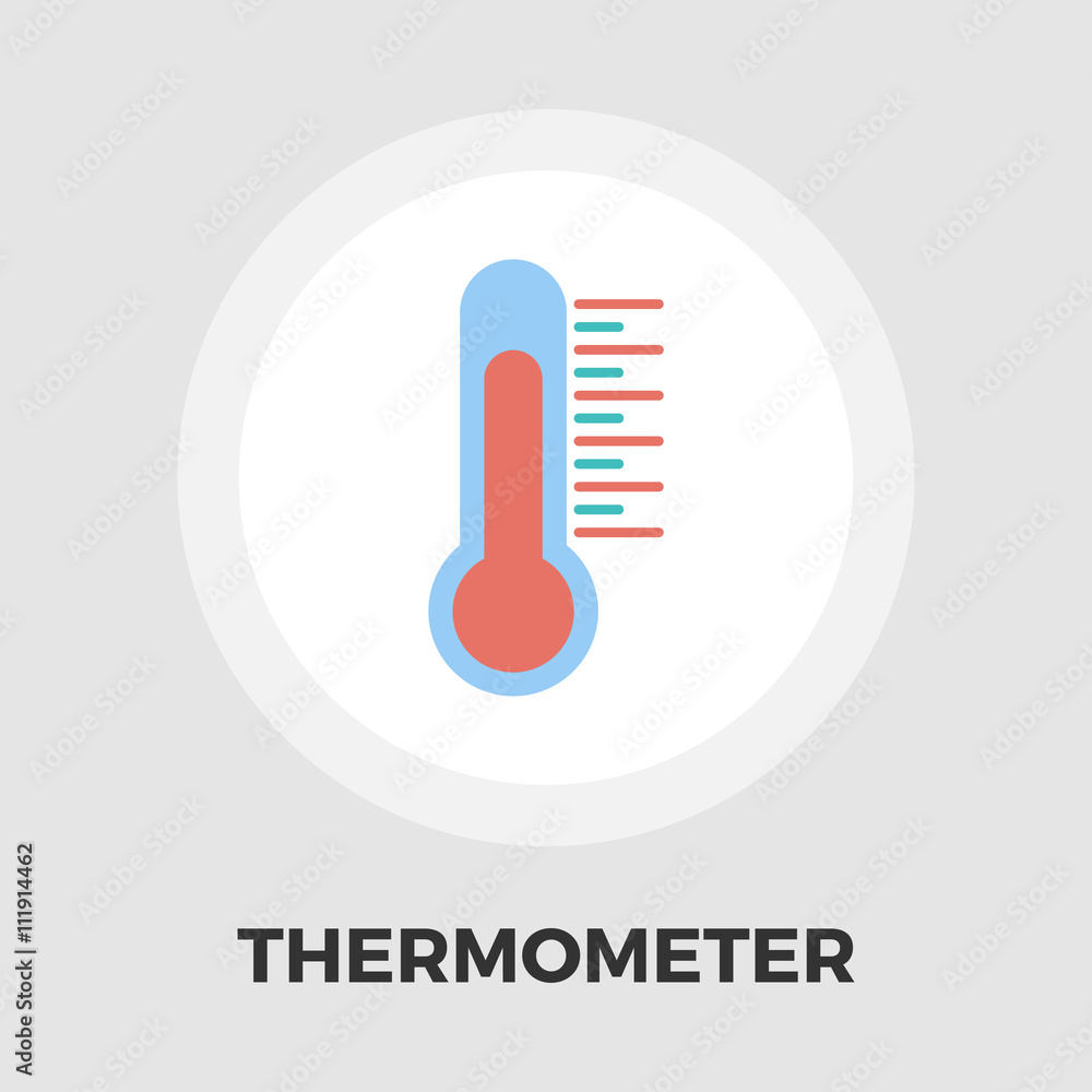 Thermometer flat icon Thermometer flat icon