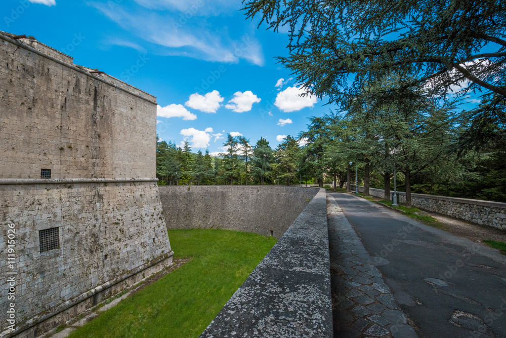 The Forte Spagnolo, L'Aquila (Abruzzo), in english Spanish fortress, is a Renaissance castle in L'Aquila, central Italy. The Forte Spagnolo, L'Aquila (Abruzzo), in english Spanish fortress, is a Renaissance castle in L'Aquila, central Italy.