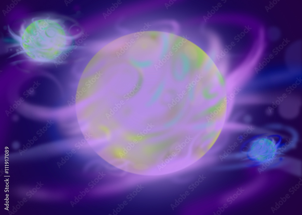 Obraz premium Mysterious Unknown Planet