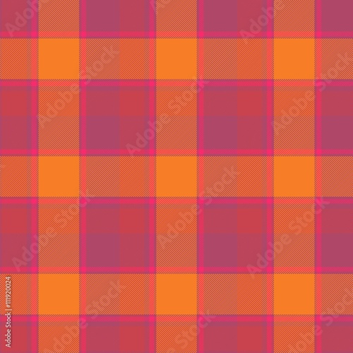 Seamless traditional Scottish colourful tartan fabric / cloth background or texture