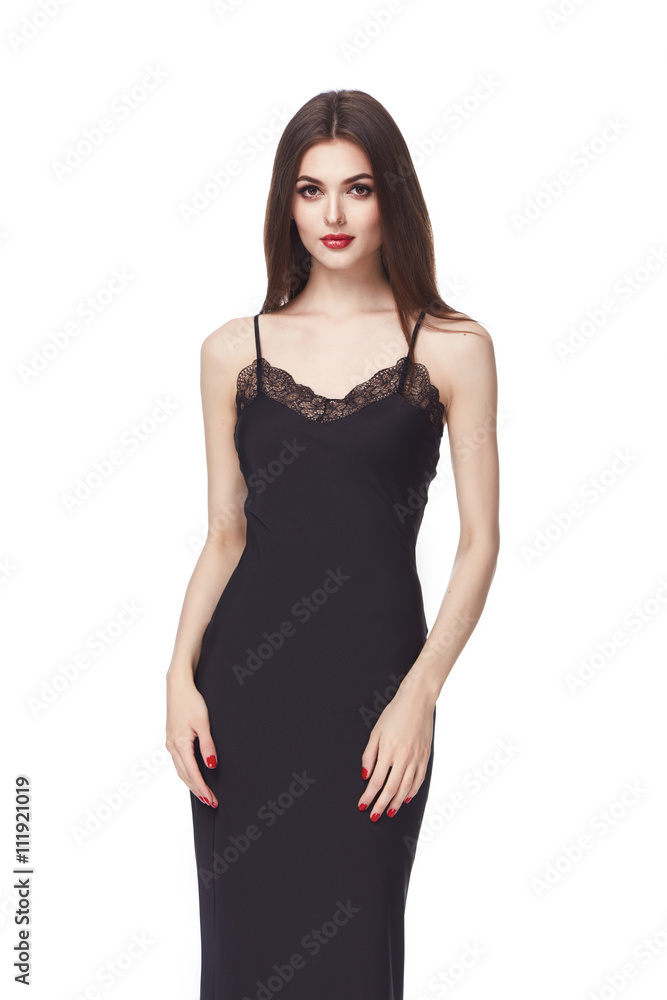 Beautiful glamour sexy woman dark brunette hair wear clothes Beautiful glamour sexy woman dark brunette hair wear clothes