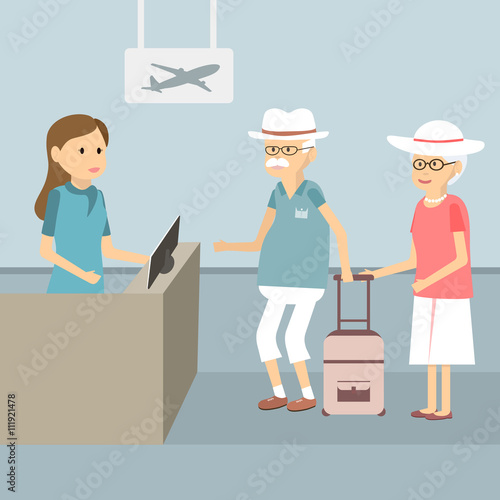 Senior Waiting Check In