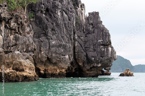 Beautiful scenery Vietnam mountains water landscape rocks