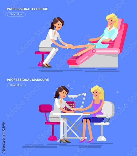 template for beauty saloon