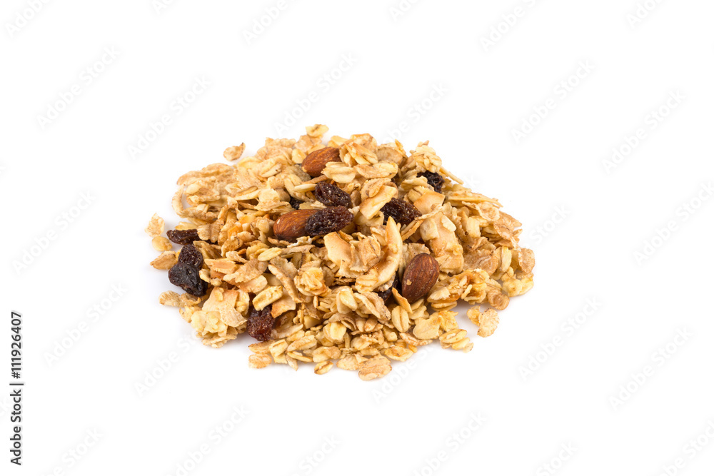 breakfast cereals on white breakfast cereals on white