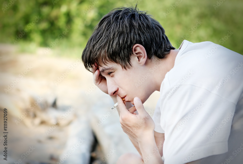 Sad Young Man Sad Young Man